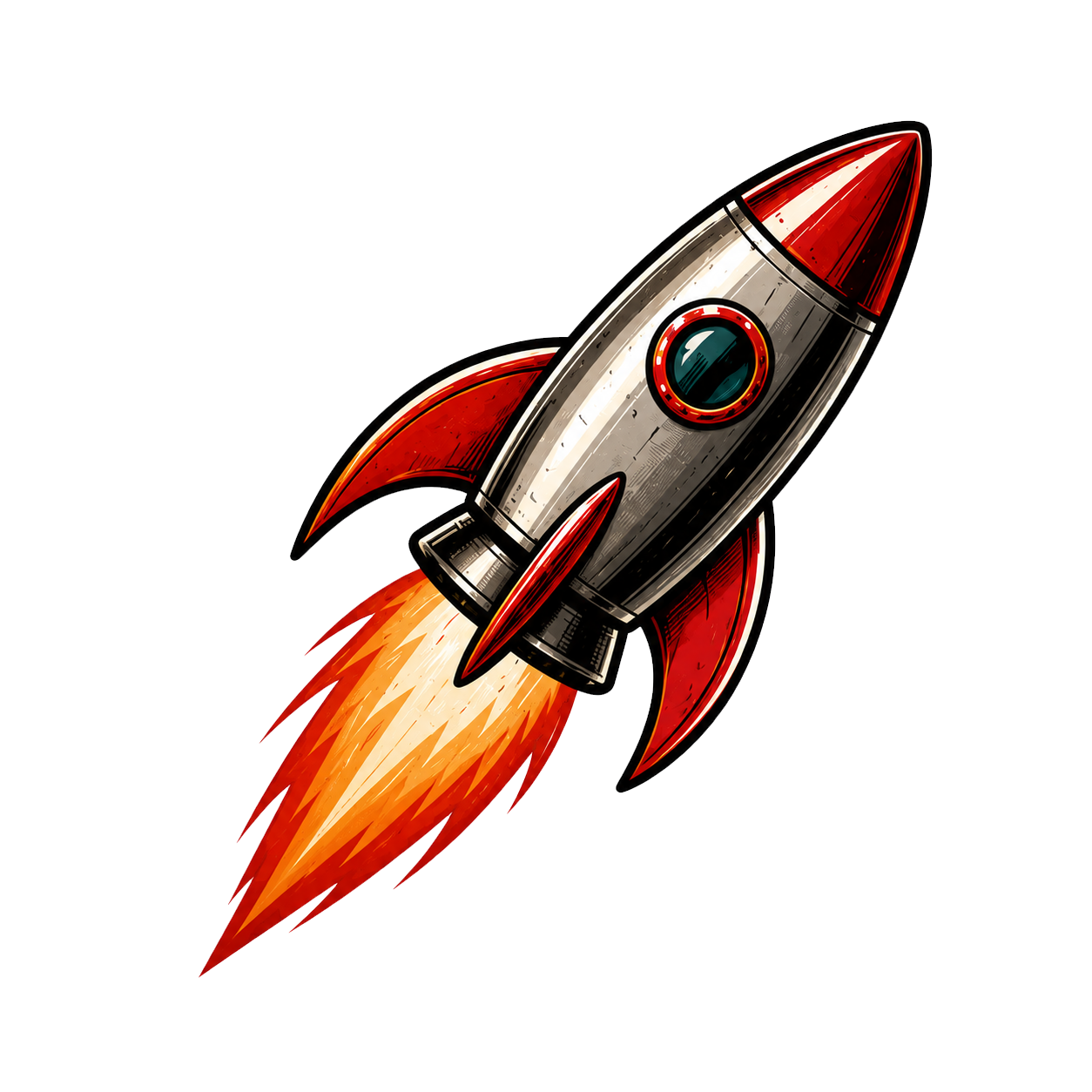 Rocket ship icon